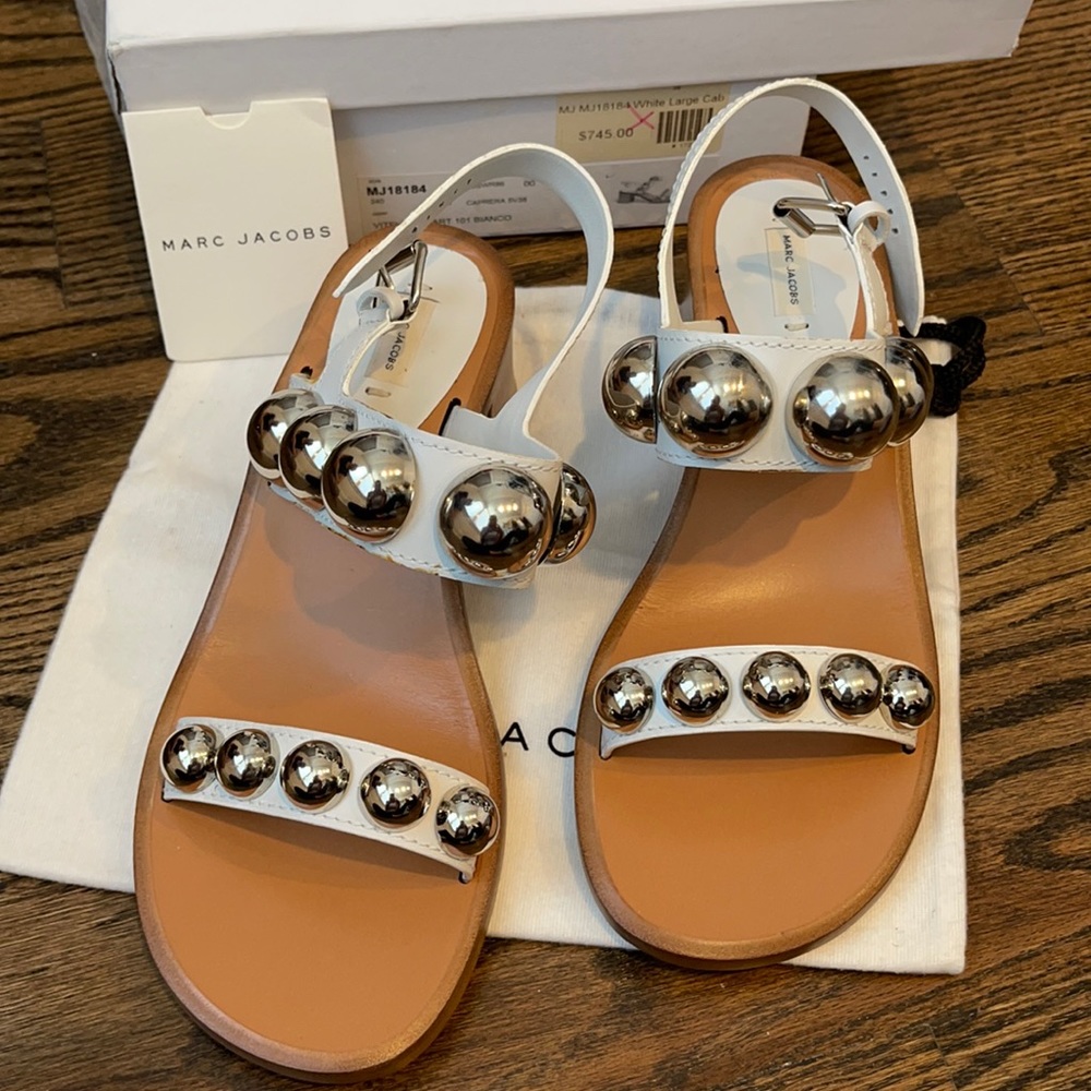 Marc jacobs Vitello smart 101 Bianca size 38